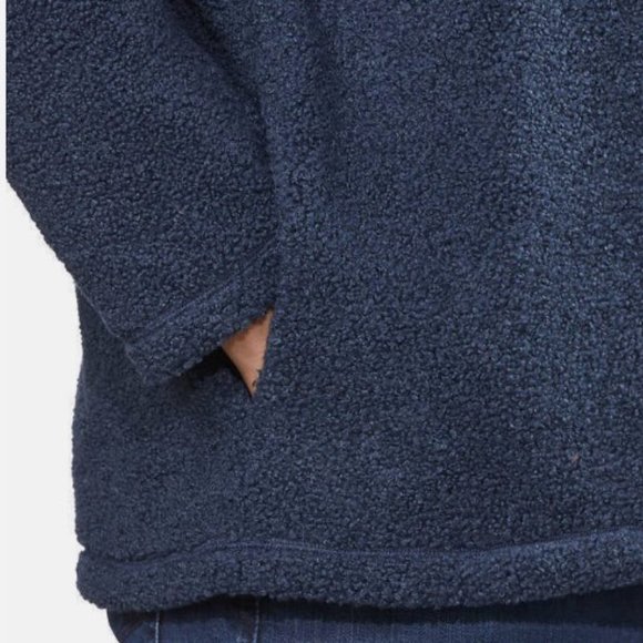 Men's Hi Tec XXL Navy Quarter-Zip Fleece Pullover - Picture 5 of 10